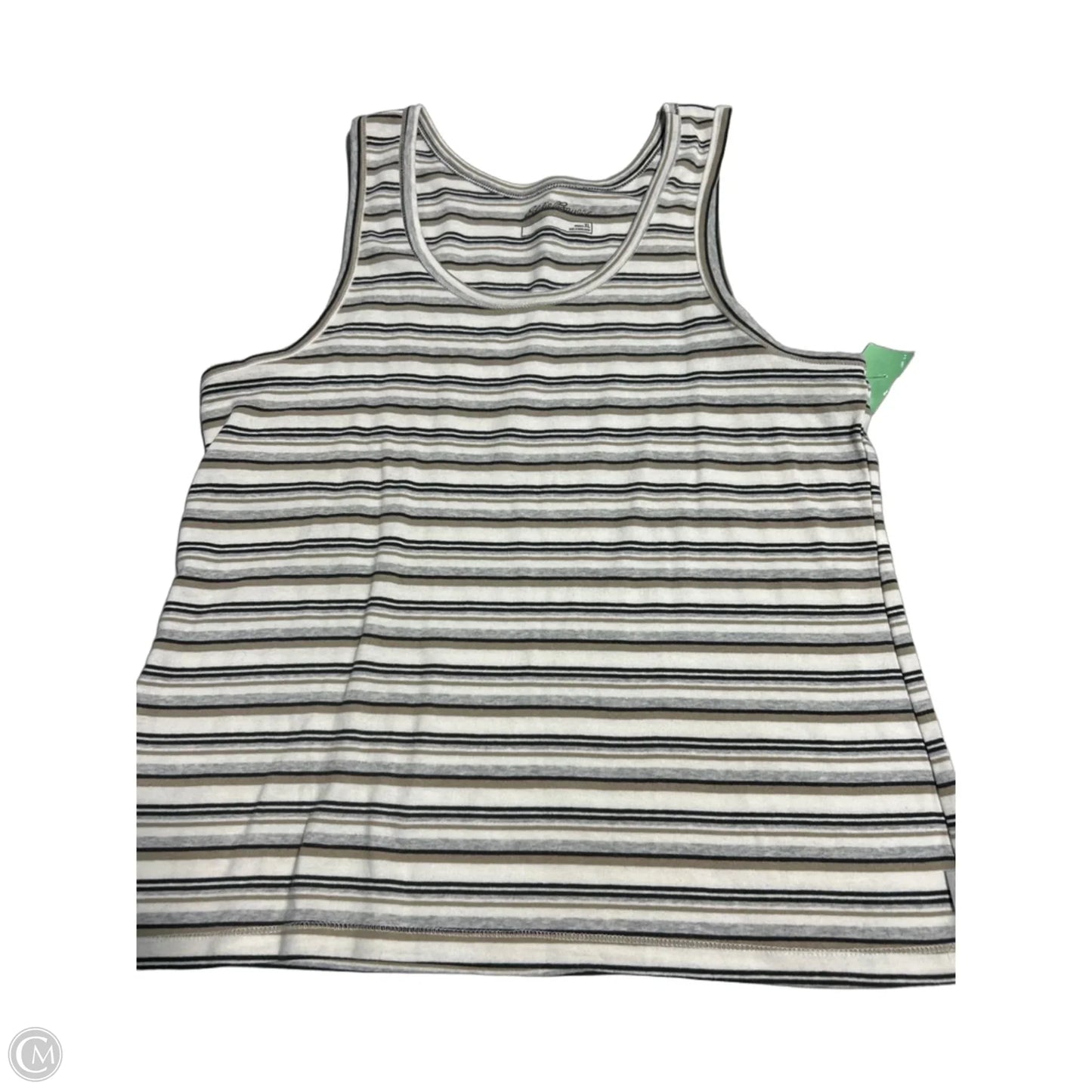 Tank Top By Eddie Bauer In Striped Pattern, Size: Xl
