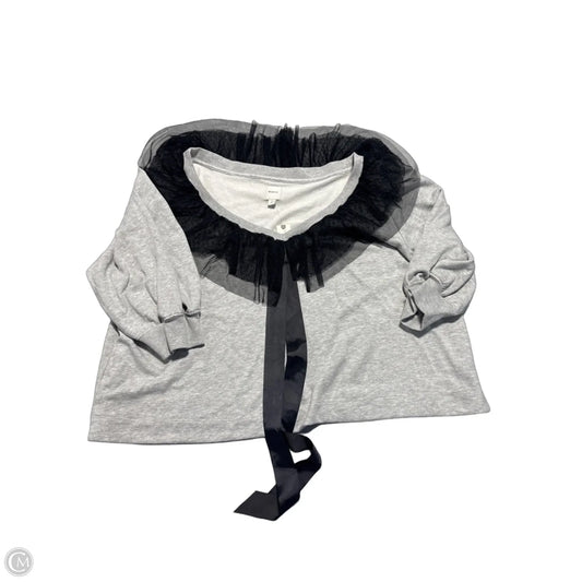 Top 3/4 Sleeve By Maeve In Black & Grey, Size: Xl
