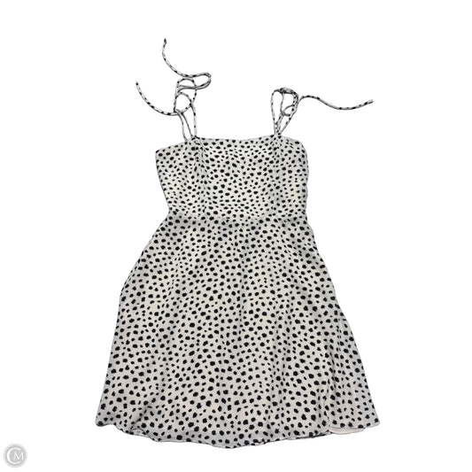Dress Casual Short By Gb In Black & Cream, Size: S