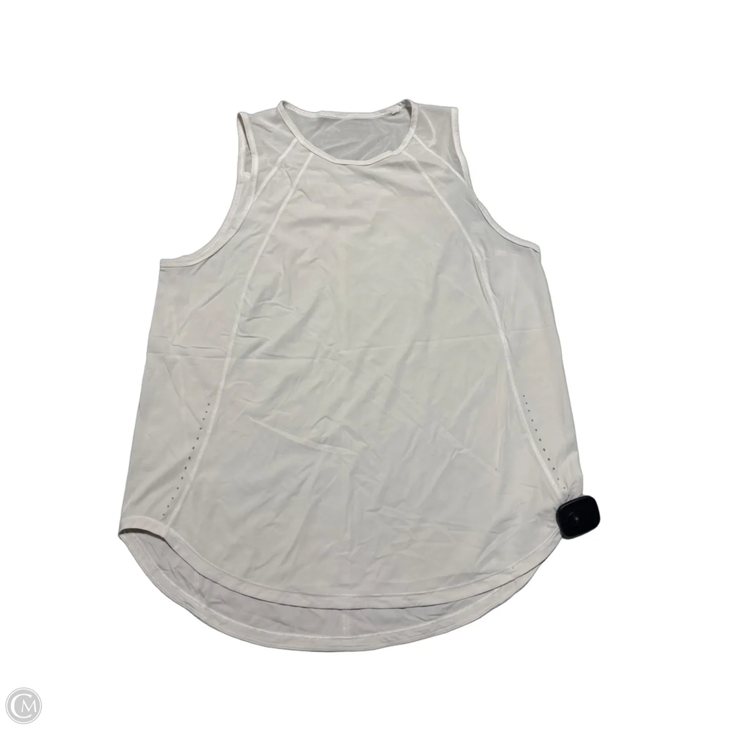 Athletic Tank Top By Lululemon In White, Size: Xl