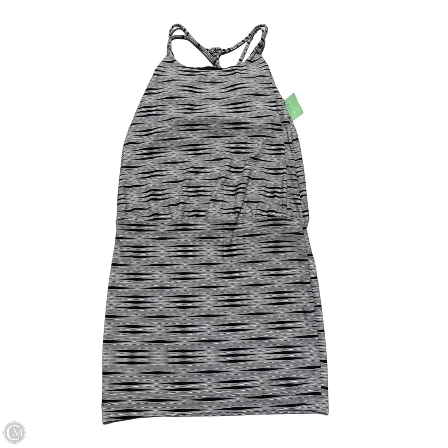 Athletic Dress By Athleta In Black & Grey, Size: Xs
