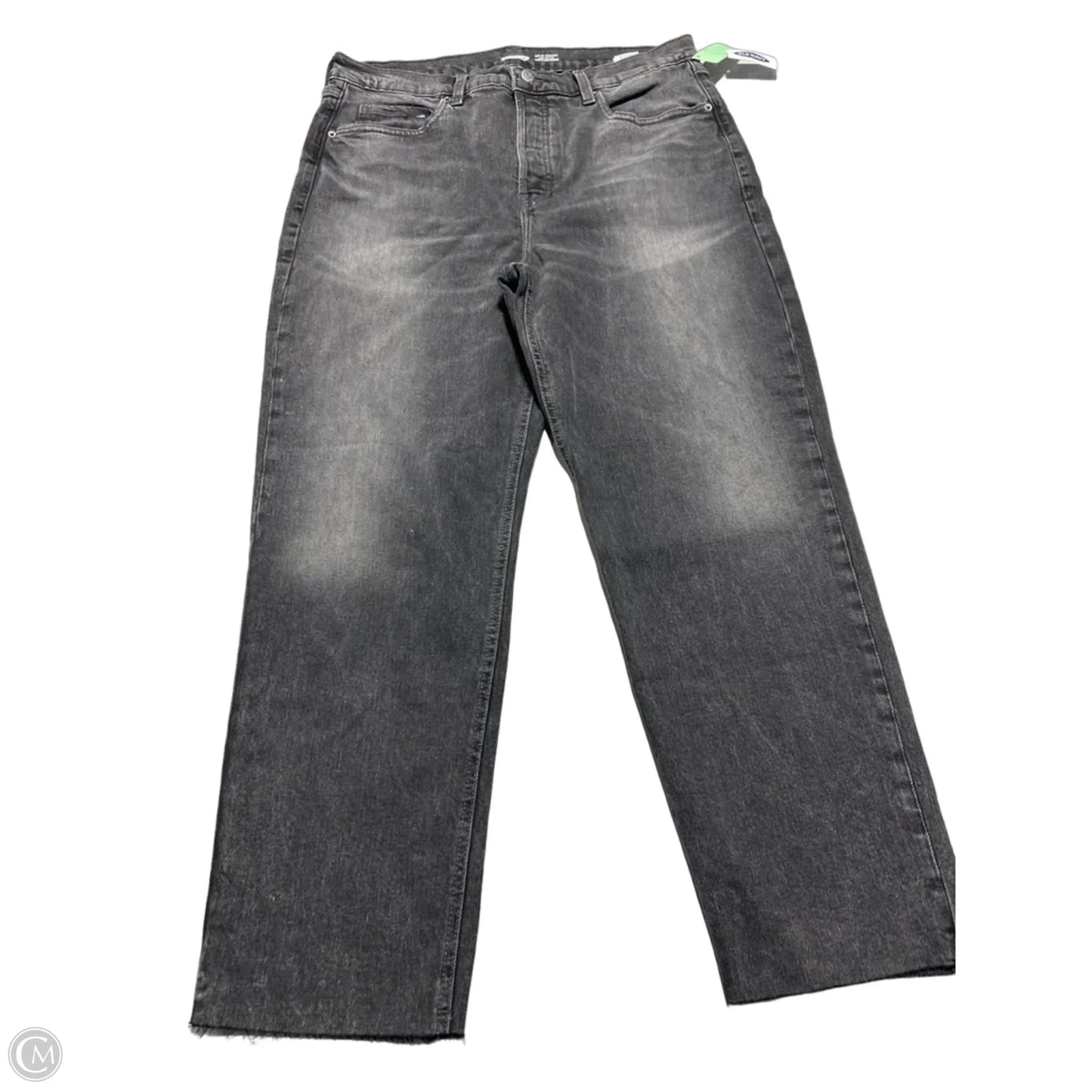 Jeans Straight By Old Navy In Black, Size: 14