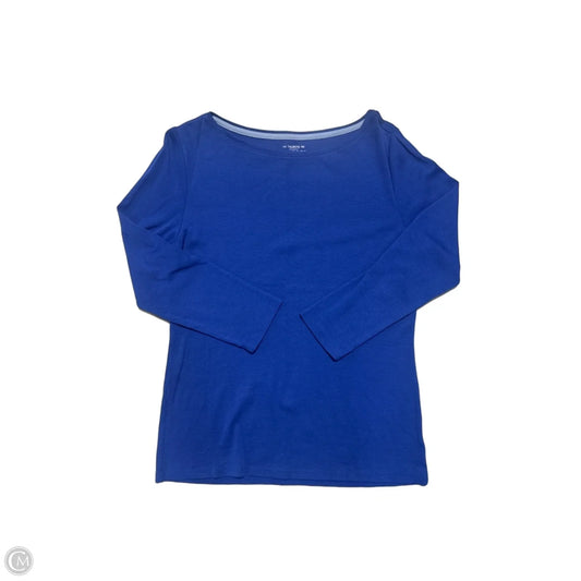 Top 3/4 Sleeve By Talbots In Blue, Size: S