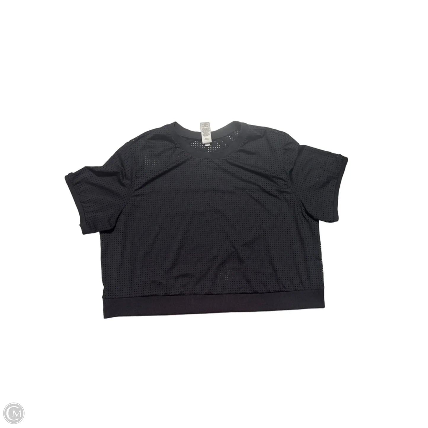 Athletic Top Short Sleeve By Joy Lab In Black, Size: Xxl