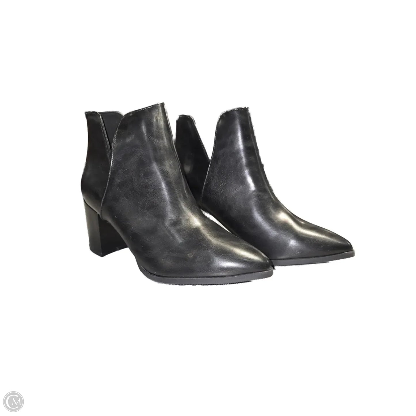 Boots Ankle Heels By Liliana In Black, Size: 10