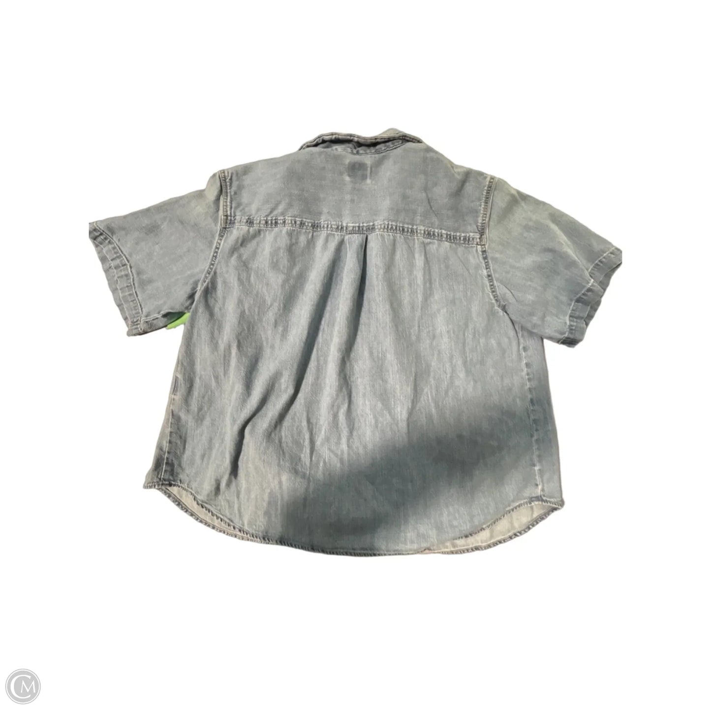 Top Short Sleeve By Levis In Blue, Size: M