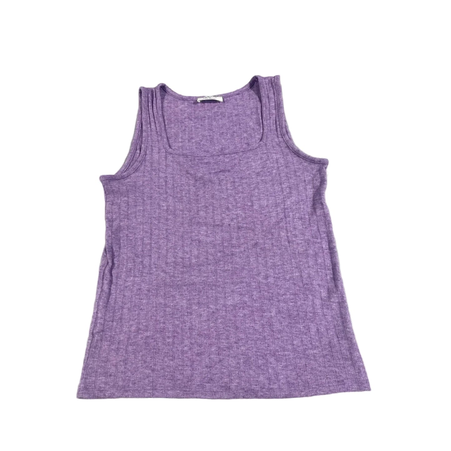 Tank Top By Zenana In Purple, Size: L