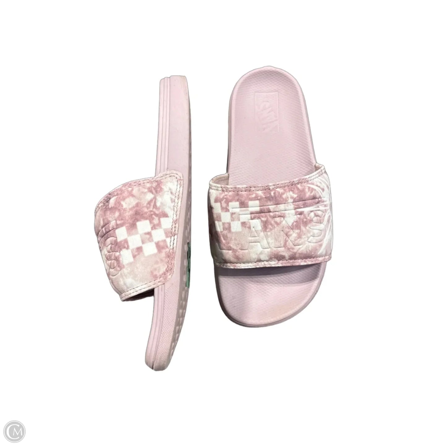 Sandals Flats By Vans In Pink, Size: 6