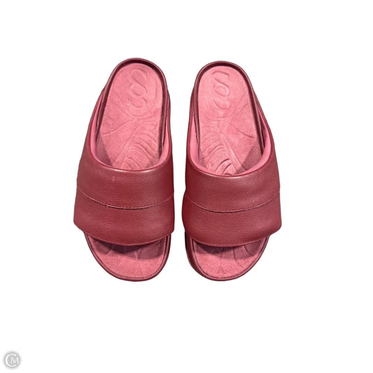 Sandals Flats By Cmc In Red, Size: 6