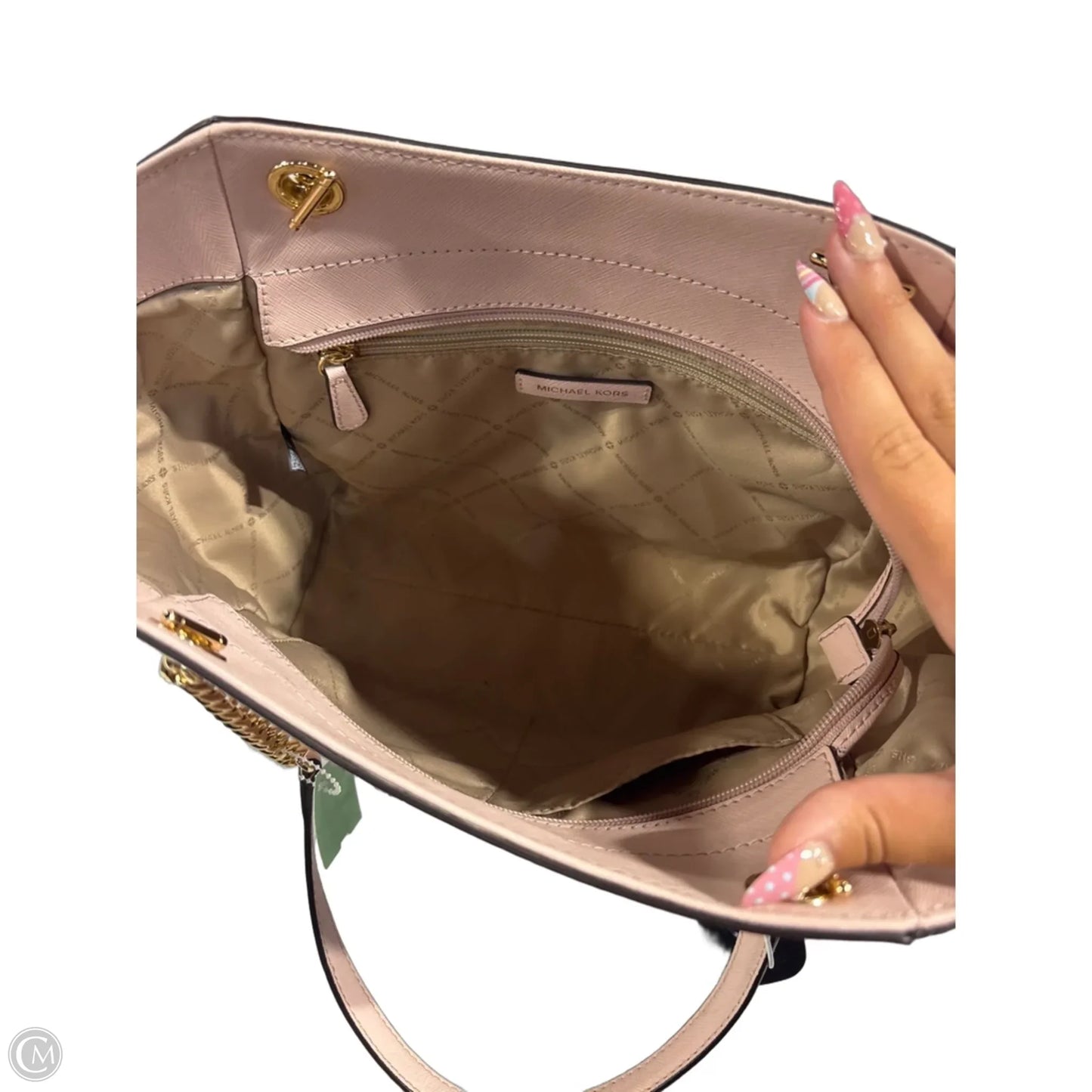 Handbag Designer By Michael Kors, Size: Medium