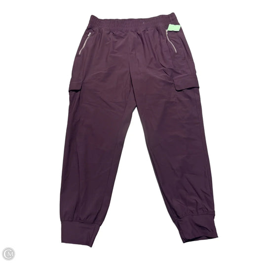 Athletic Pants By Old Navy In Maroon, Size: L