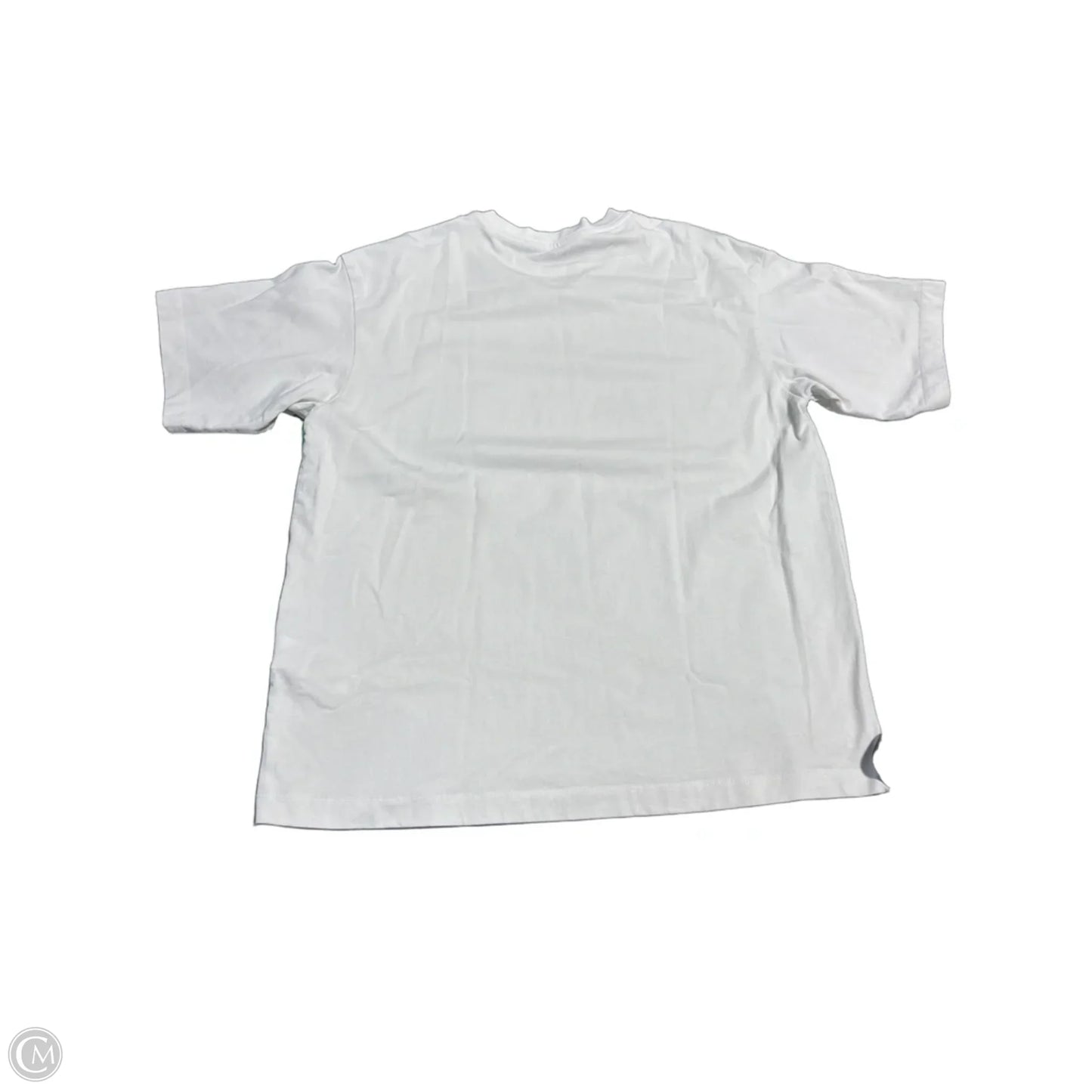 Top Short Sleeve Designer By Coach In White, Size: S