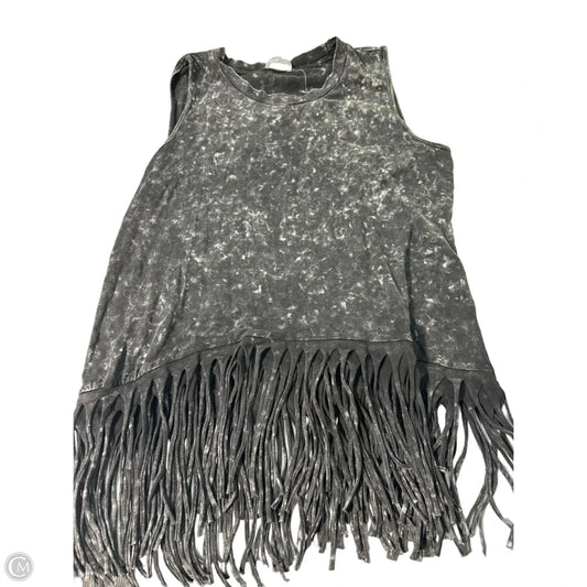 Top Sleeveless By Bibi In Black, Size: Xl