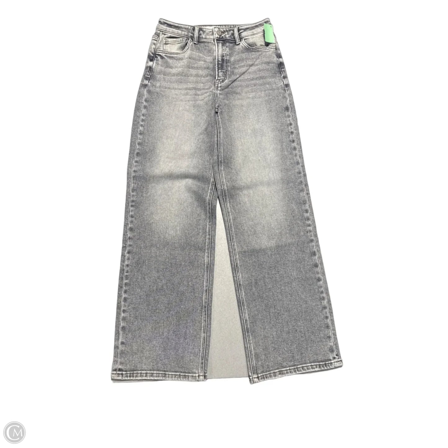 Jeans Wide Leg By Vervet In Grey, Size: 8