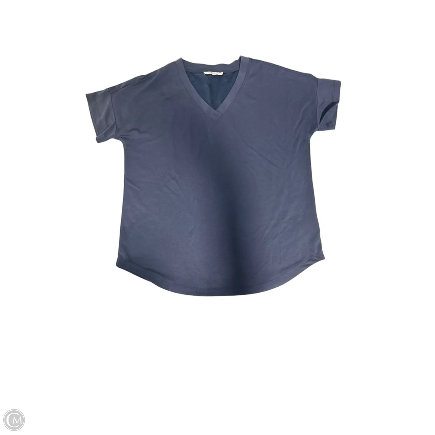 Top Short Sleeve Basic By Cable And Gauge In Blue, Size: M