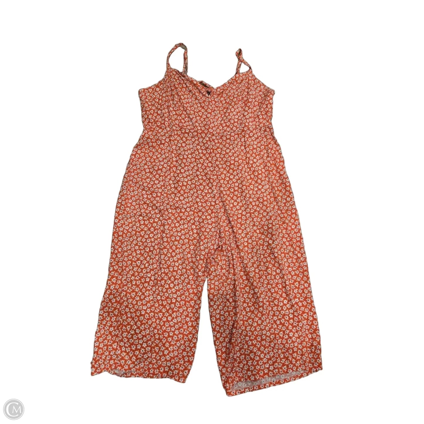 Jumpsuit By Old Navy In Orange & White, Size: Xxl