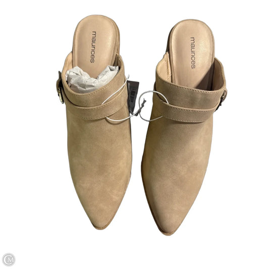 Shoes Heels Block By Maurices In Tan, Size: 12