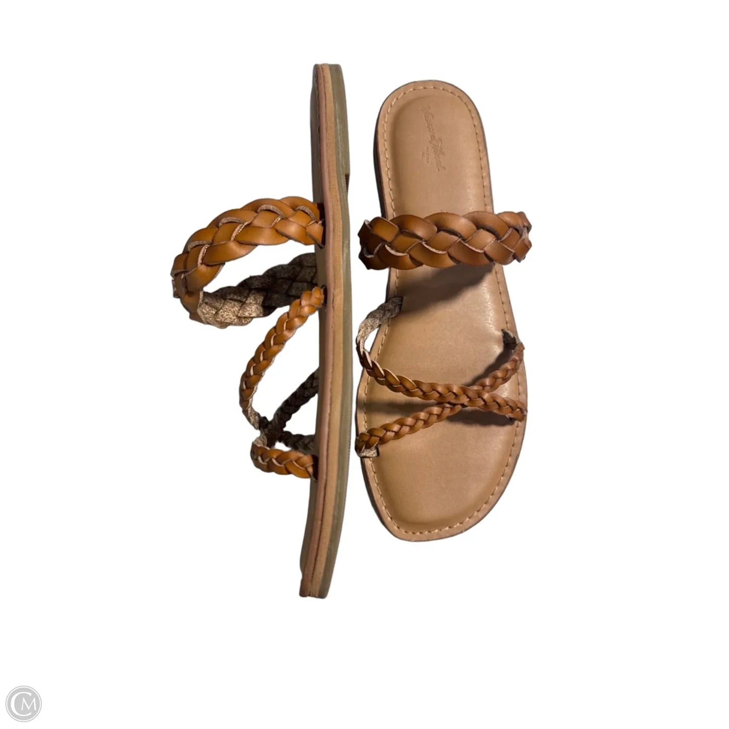 Sandals Flats By Universal Thread In Brown, Size: 9
