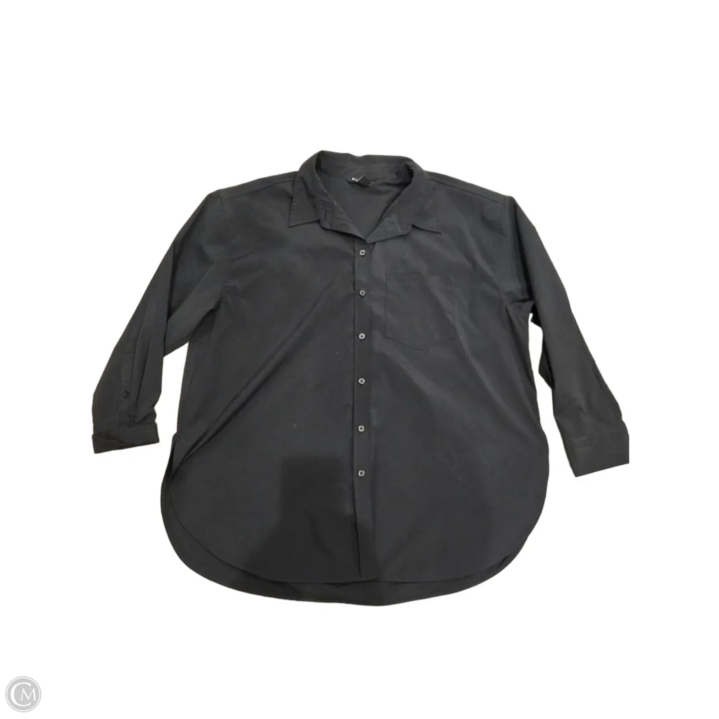 Top Long Sleeve By Athleta In Black, Size: Xl
