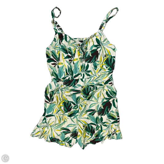 Romper By Torrid In Tropical Print, Size: 1x