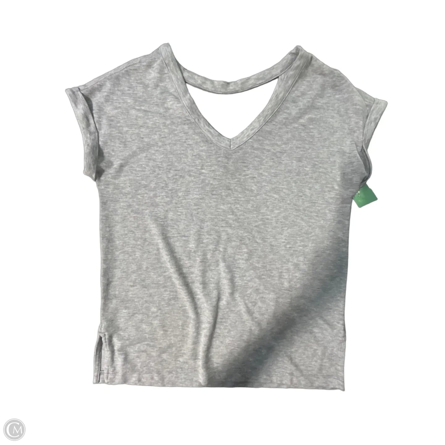 Top Short Sleeve By Loft In Grey, Size: Xs
