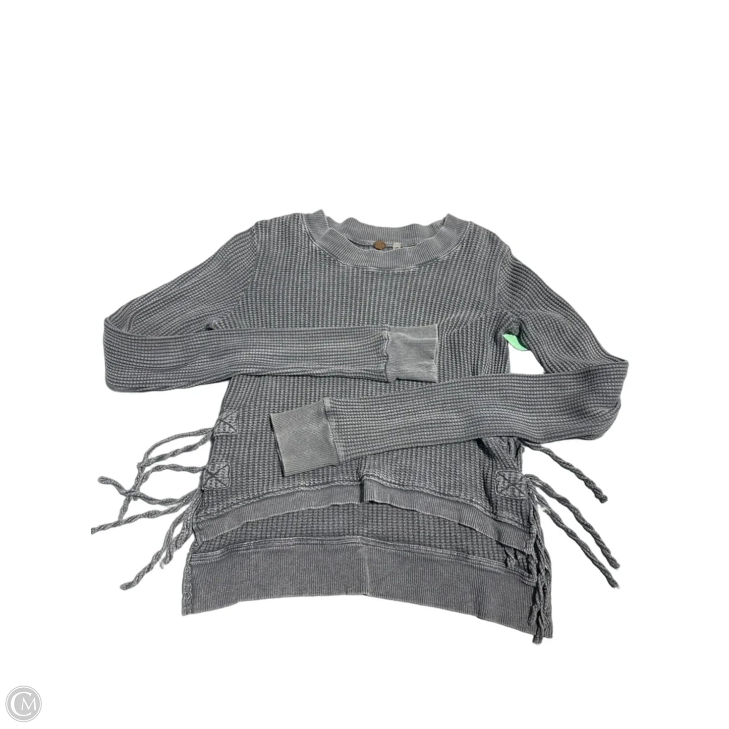 Top Long Sleeve By Free Press In Grey, Size: S
