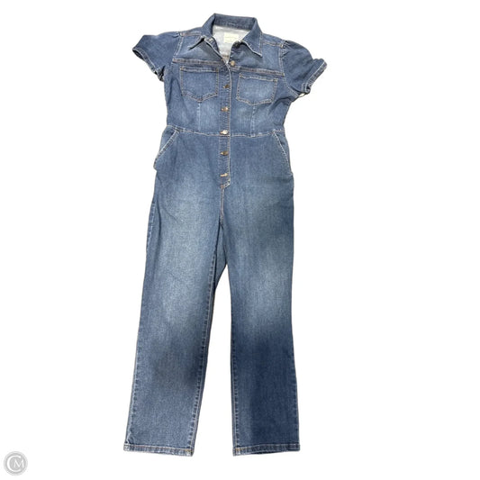 Jumpsuit By Celebrity Pink In Blue Denim, Size: L