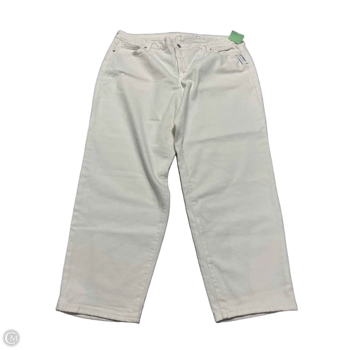 Jeans Straight By Old Navy In White, Size: 20