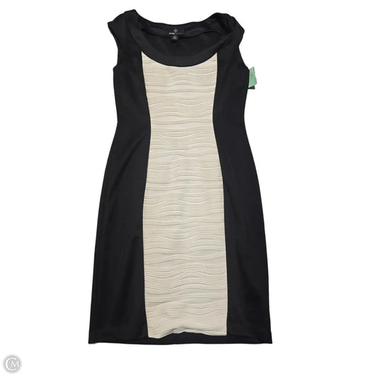 Dress Casual Short By Ronnie Nicole In Black & Cream, Size: S