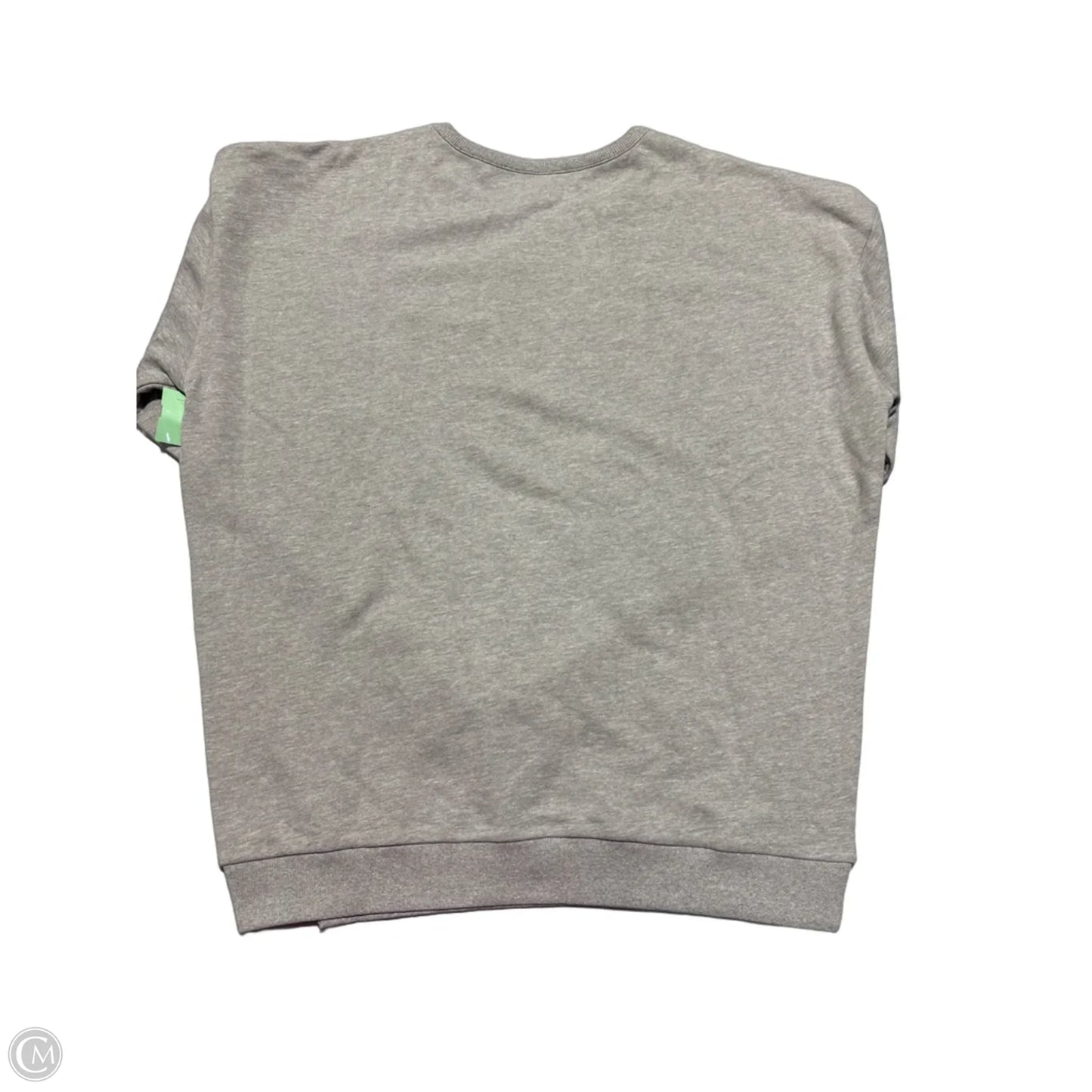 Top Long Sleeve By Cmc In Grey, Size: 1x