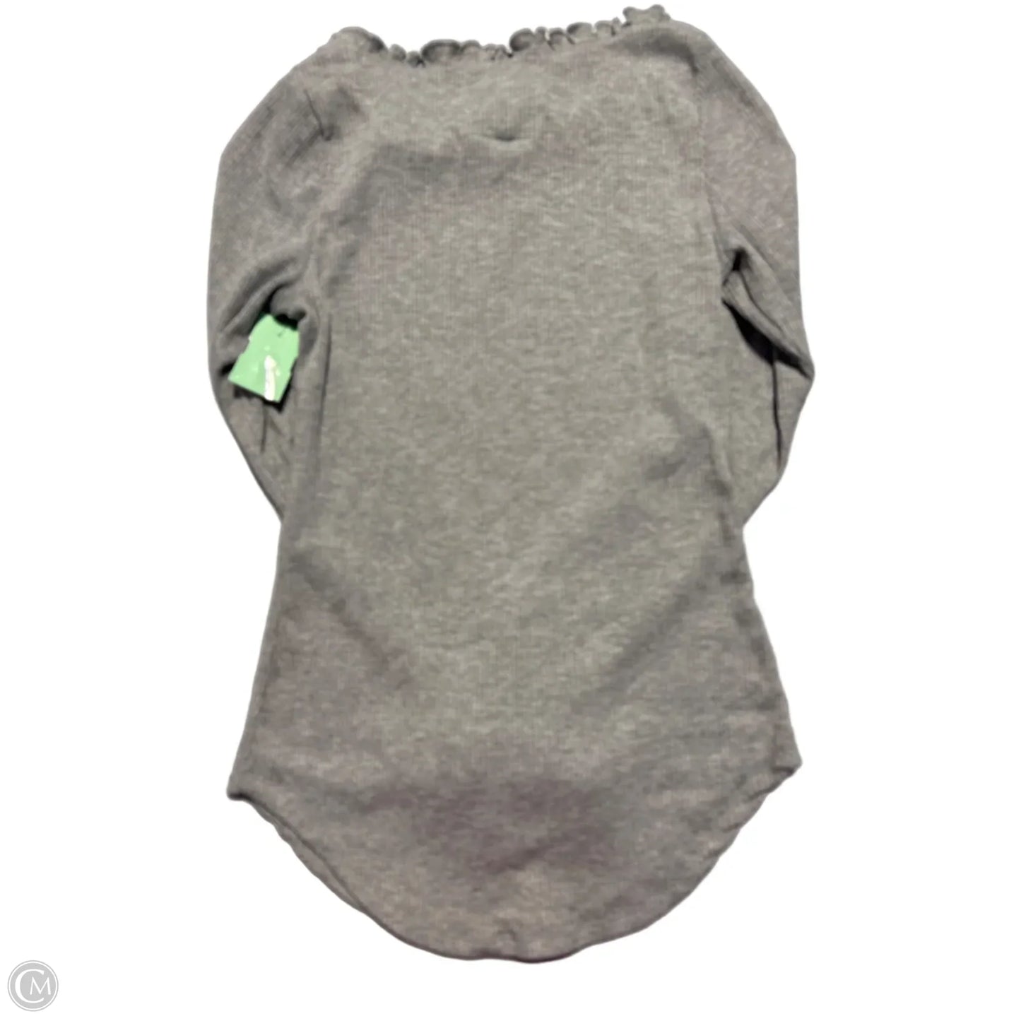 Top Long Sleeve By Chaser In Grey, Size: S
