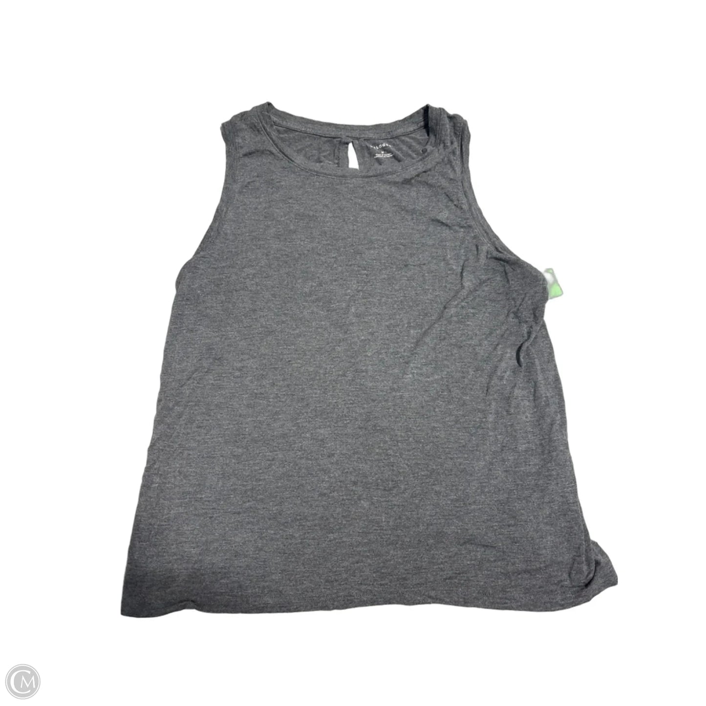 Tank Top By Halogen In Grey, Size: M