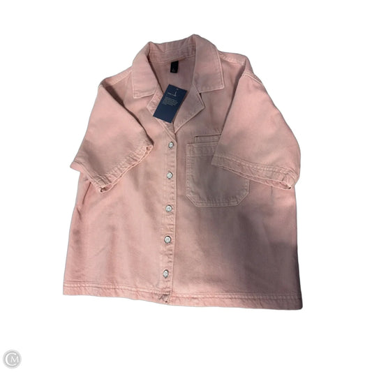 Top Short Sleeve By Universal Thread In Pink, Size: Xs