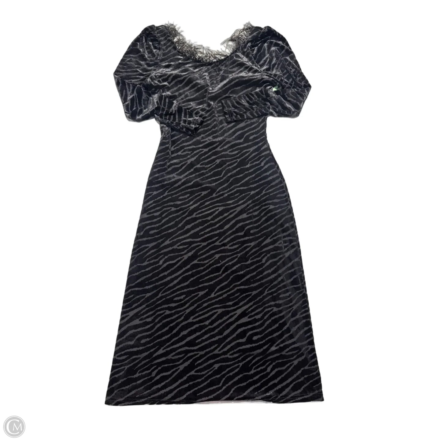 Dress Casual Midi By Cmc In Black, Size: S