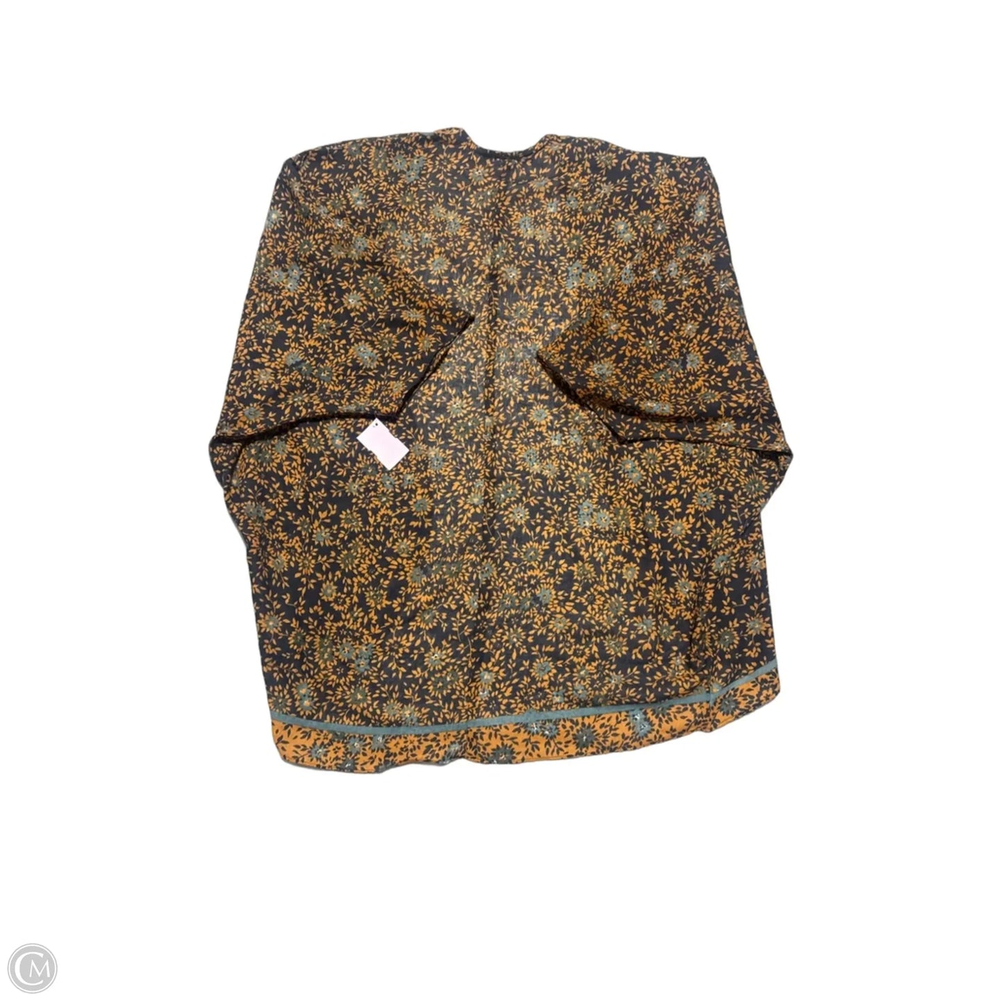 Shawl By Cme In Brown, Size: M