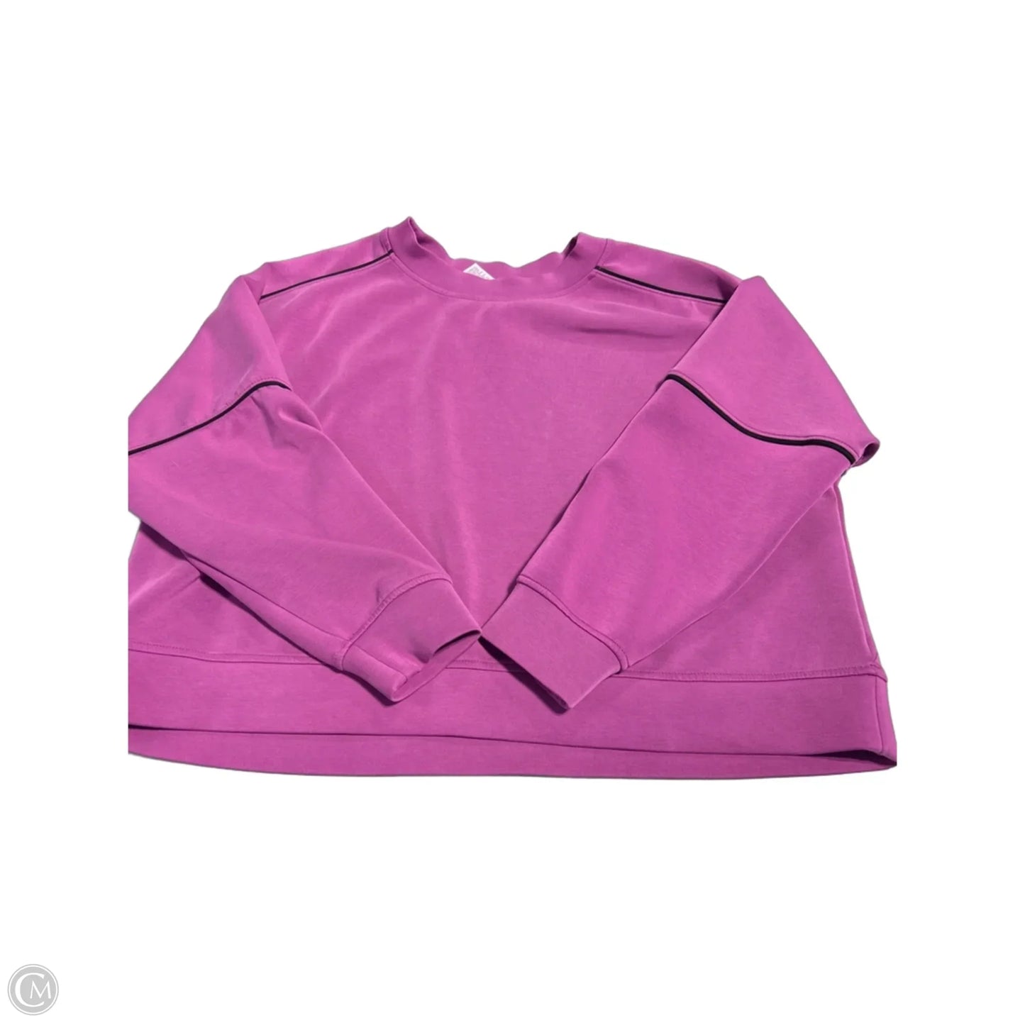 Athletic Top Long Sleeve Collar By All In Motion In Purple, Size: Xl