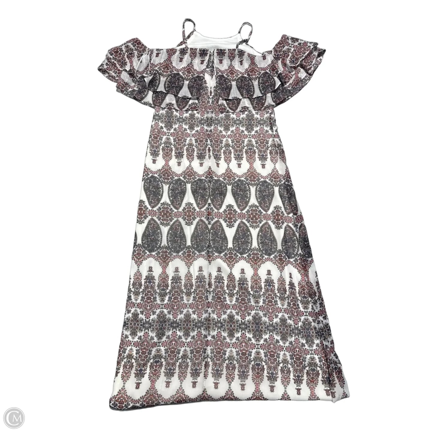 Dress Casual Maxi By Banana Republic In Red & White, Size: S