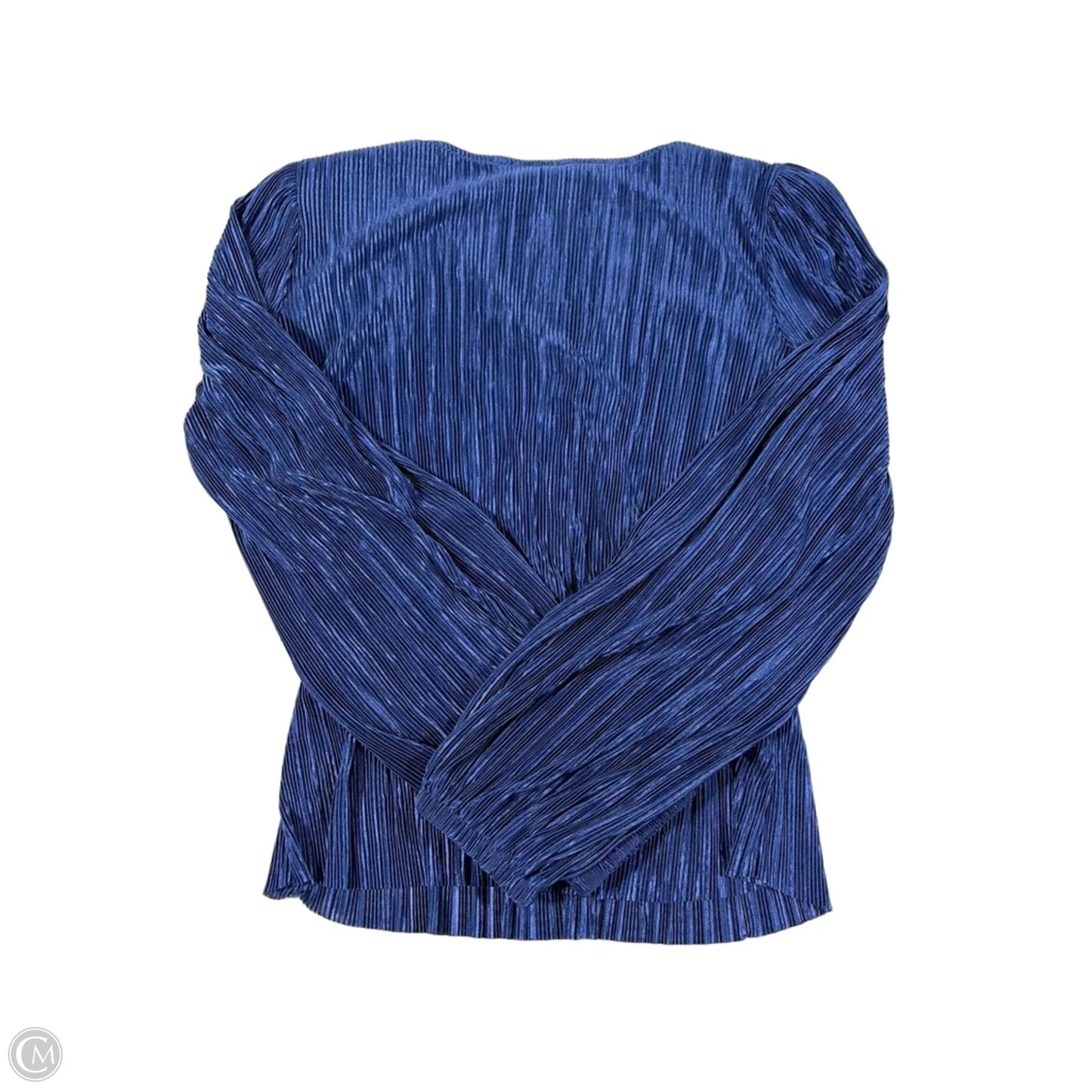 Top Long Sleeve By Banana Republic In Blue, Size: Xs