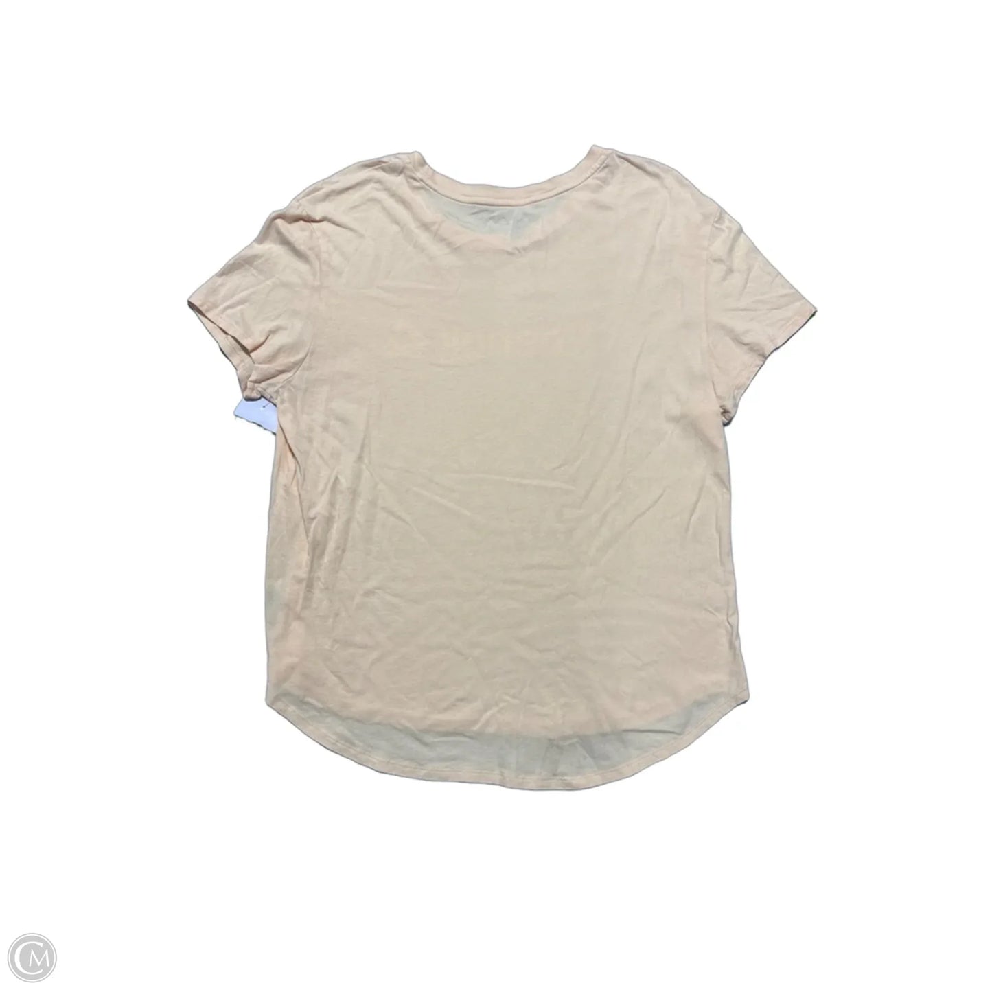 Top Short Sleeve By Reebok In Orange, Size: Xl