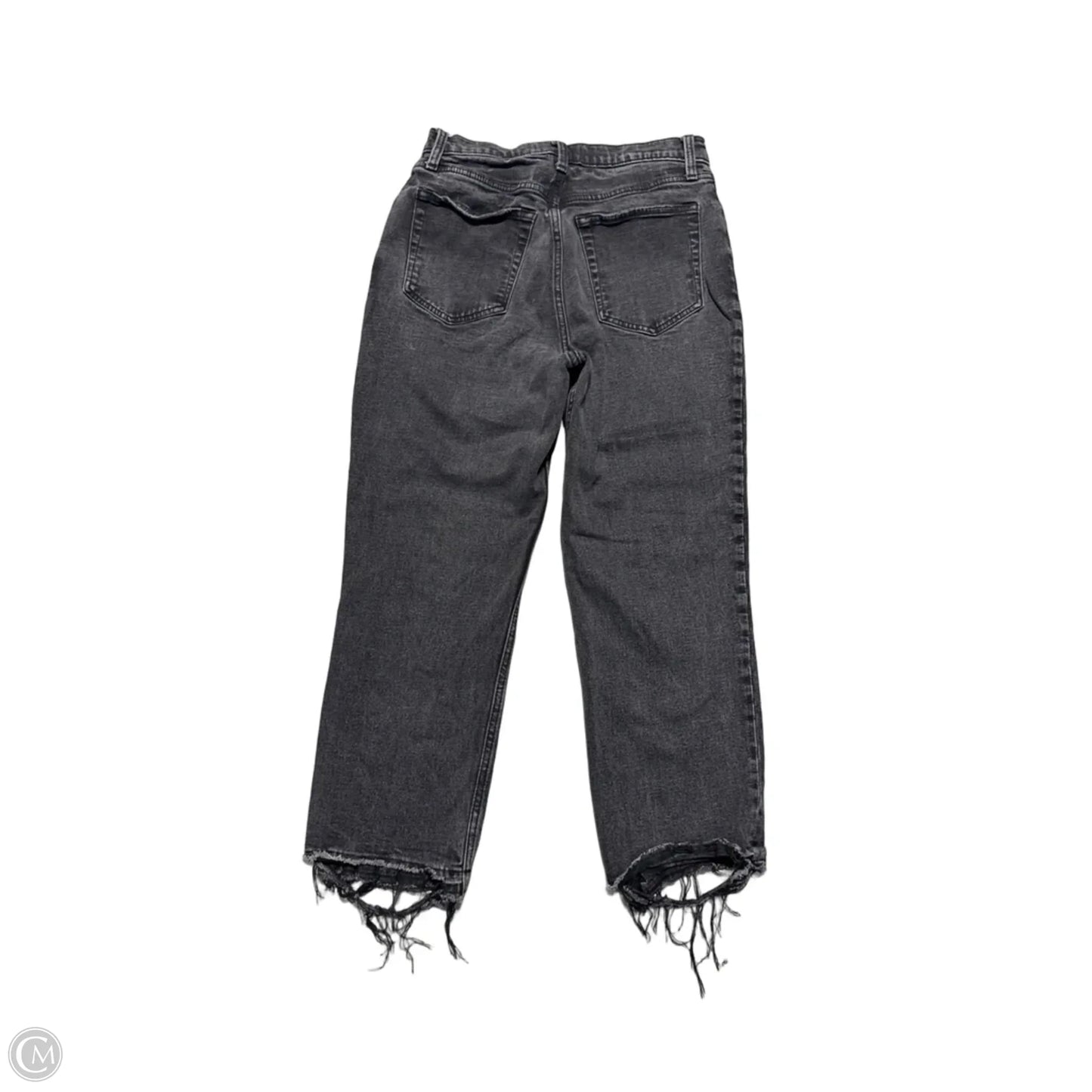 Jeans Straight By Abercrombie And Fitch In Black, Size: 6