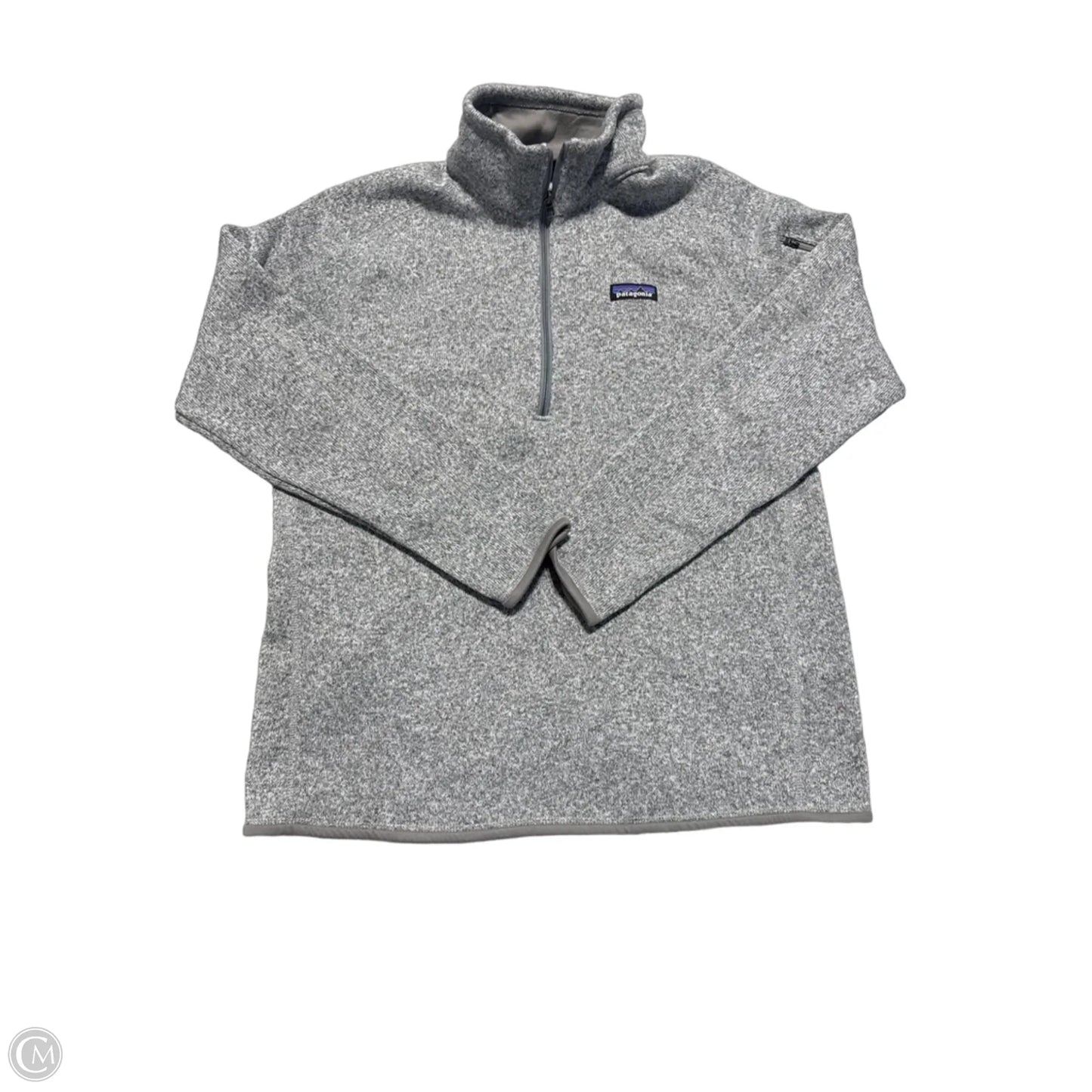 Jacket Fleece By Patagonia In Grey, Size: Xl