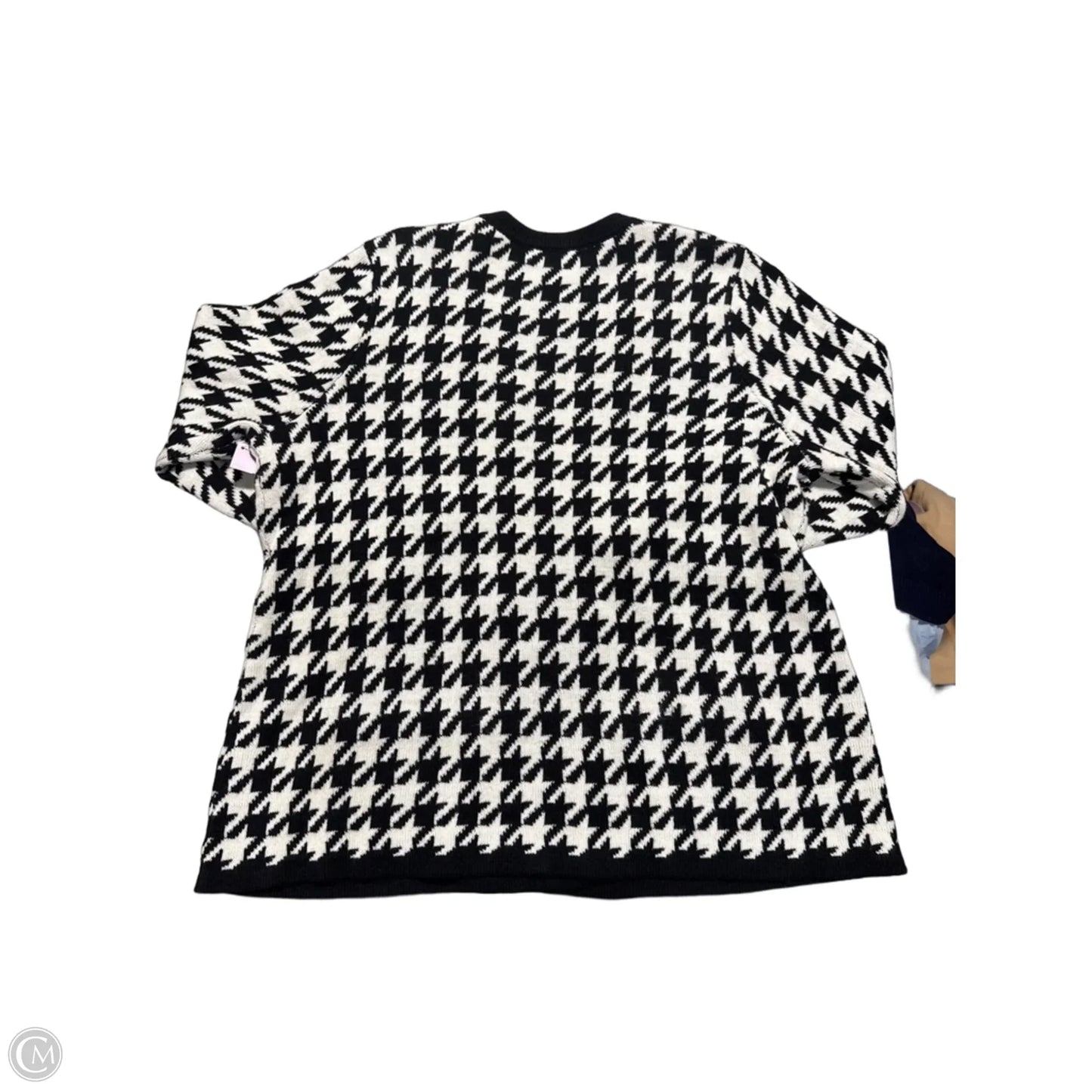 Cardigan By New York And Co In Black & White, Size: 2x