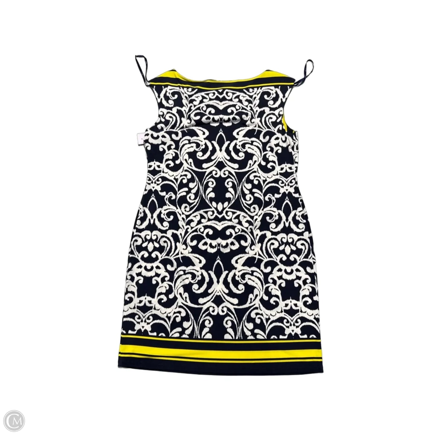 Dress Casual Short By Jessica Howard In Blue & White, Size: M