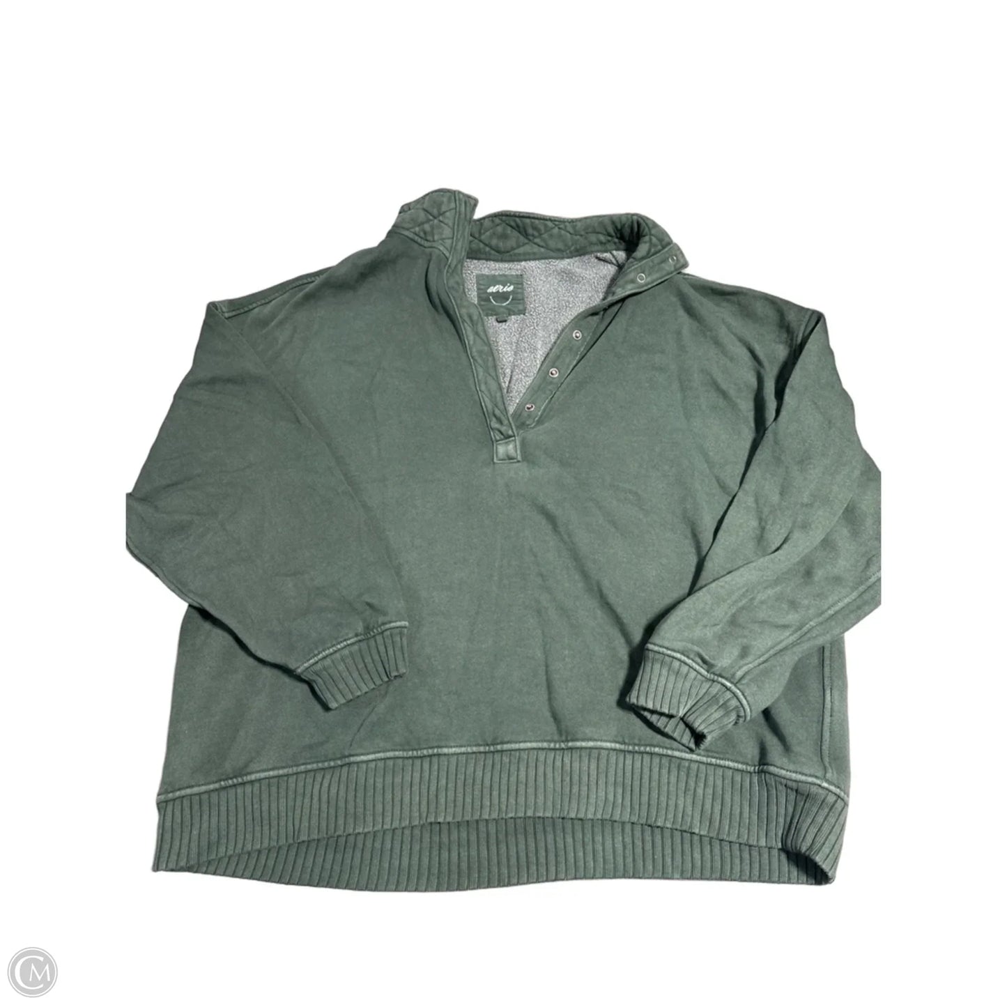 Sweatshirt Crewneck By Aerie In Green, Size: L