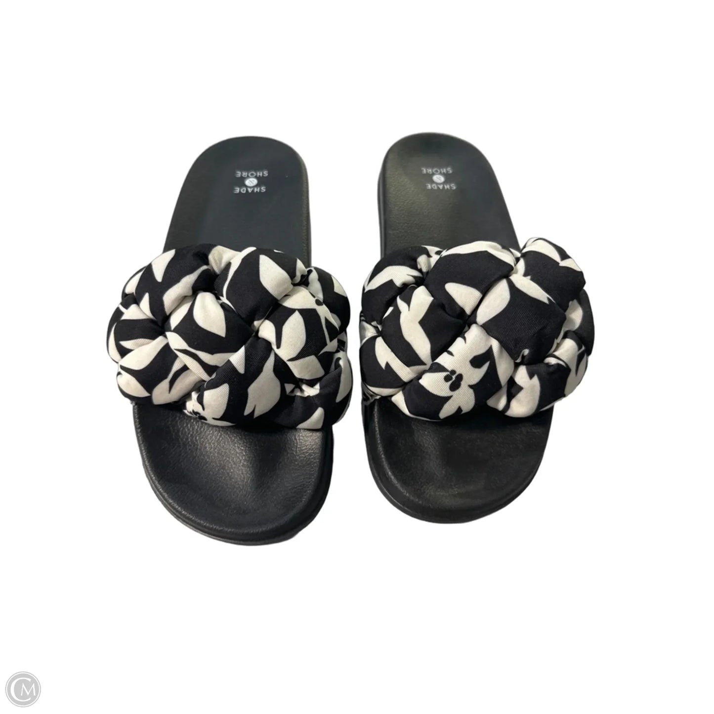Sandals Flats By Shade & Shore In Black, Size: 8