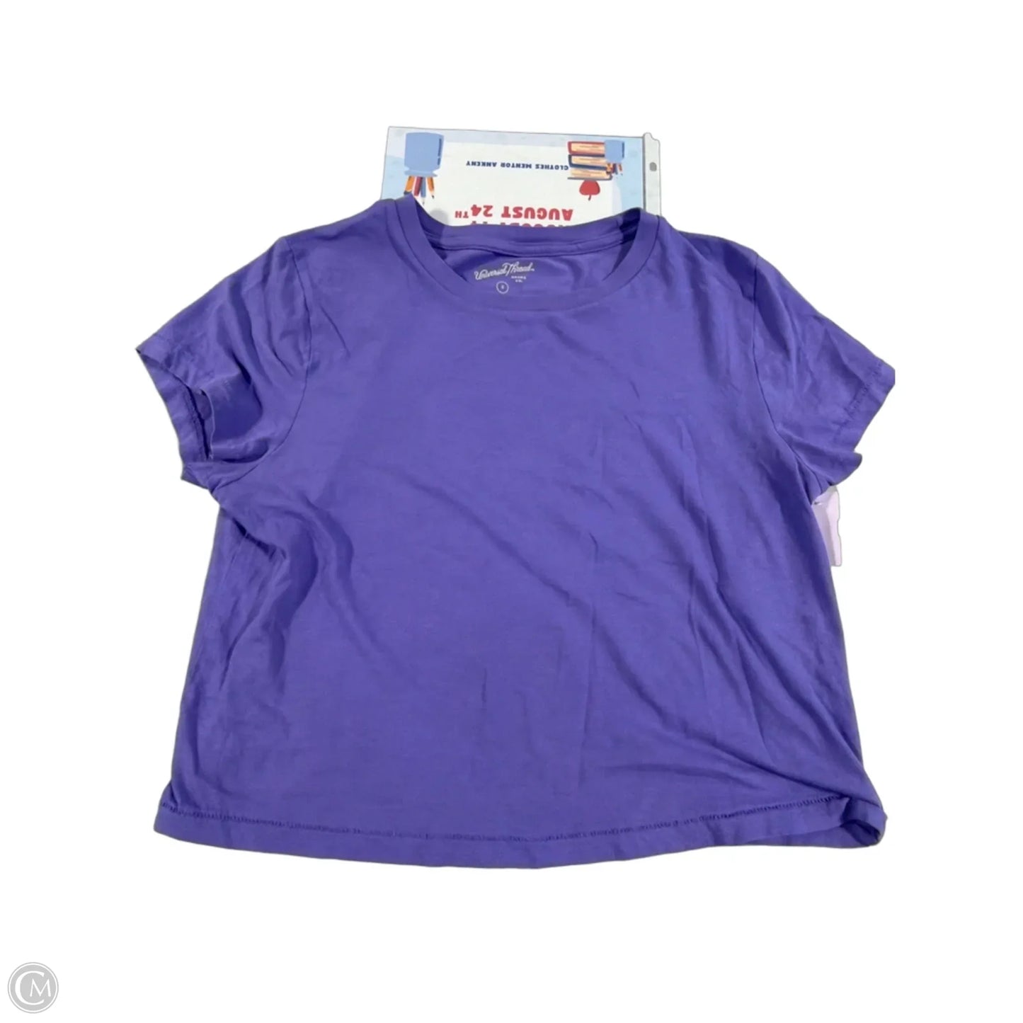 Top Short Sleeve By Universal Thread In Purple, Size: S