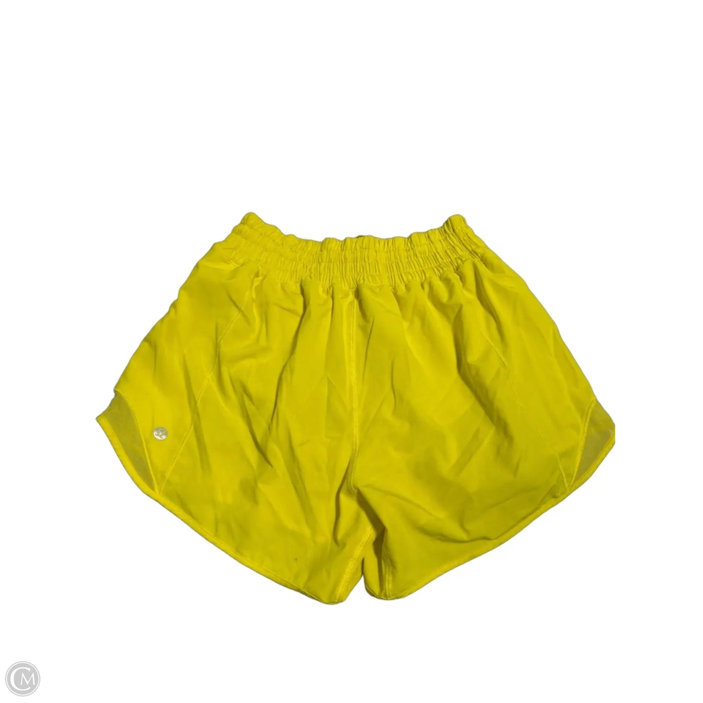 Athletic Shorts By Lululemon In Yellow, Size: 6
