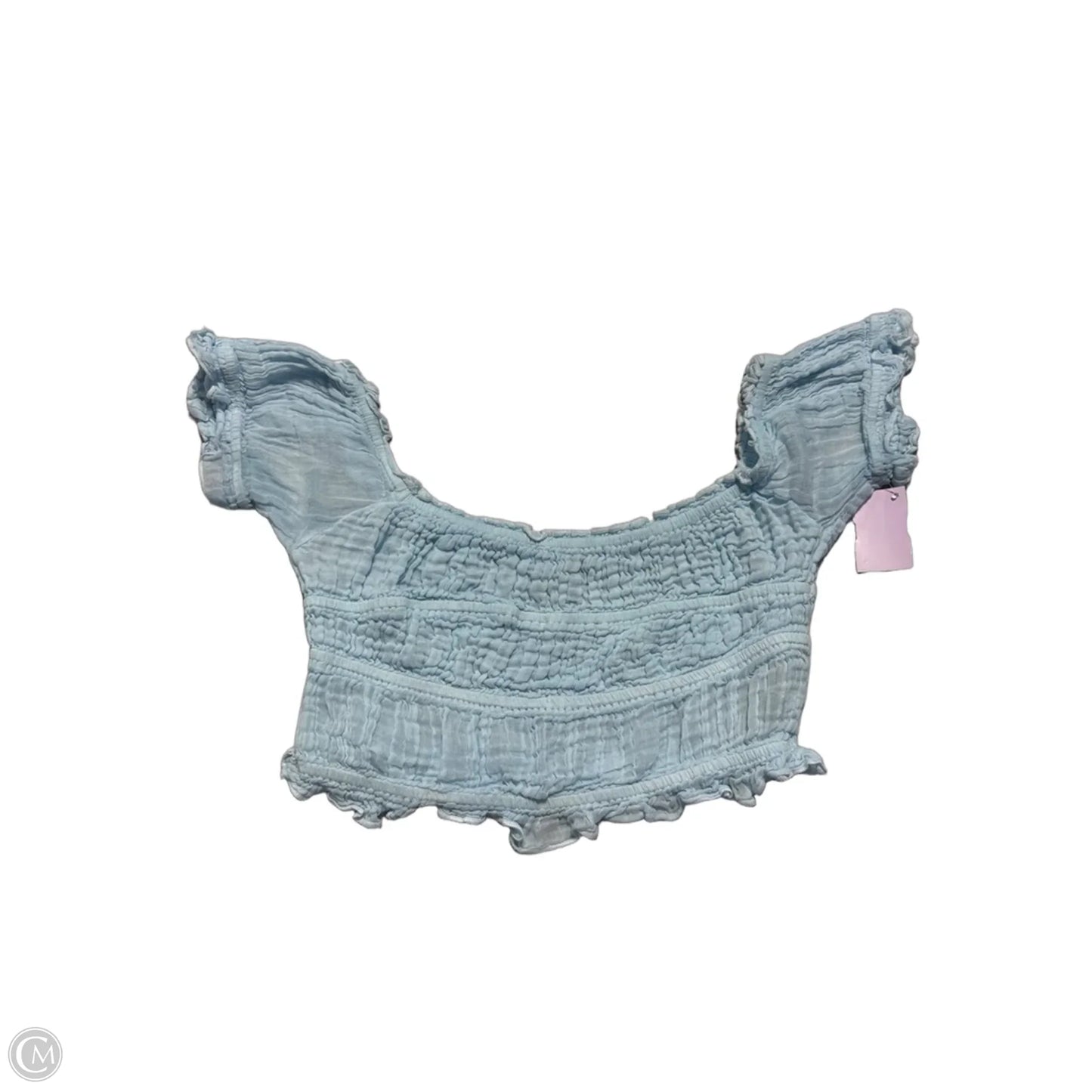 Top Short Sleeve By Free People In Blue, Size: S