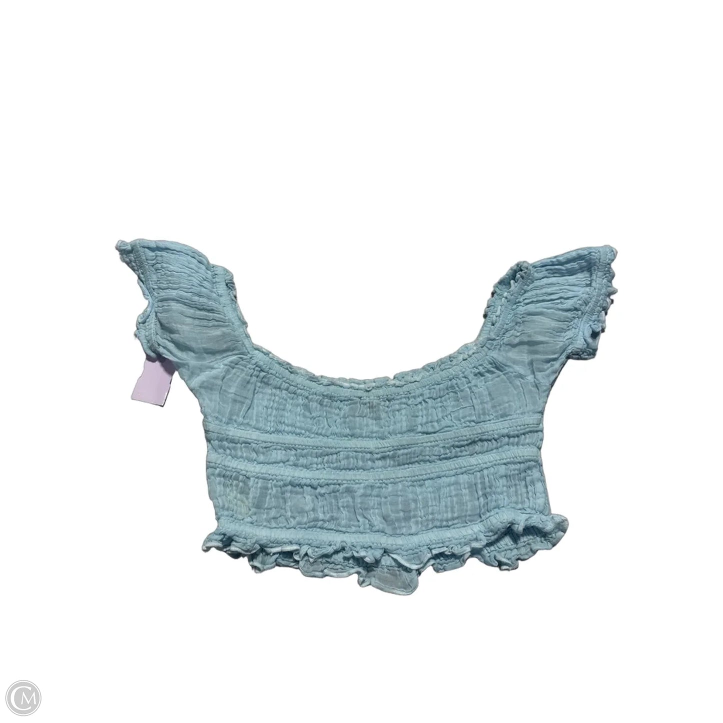 Top Short Sleeve By Free People In Blue, Size: S
