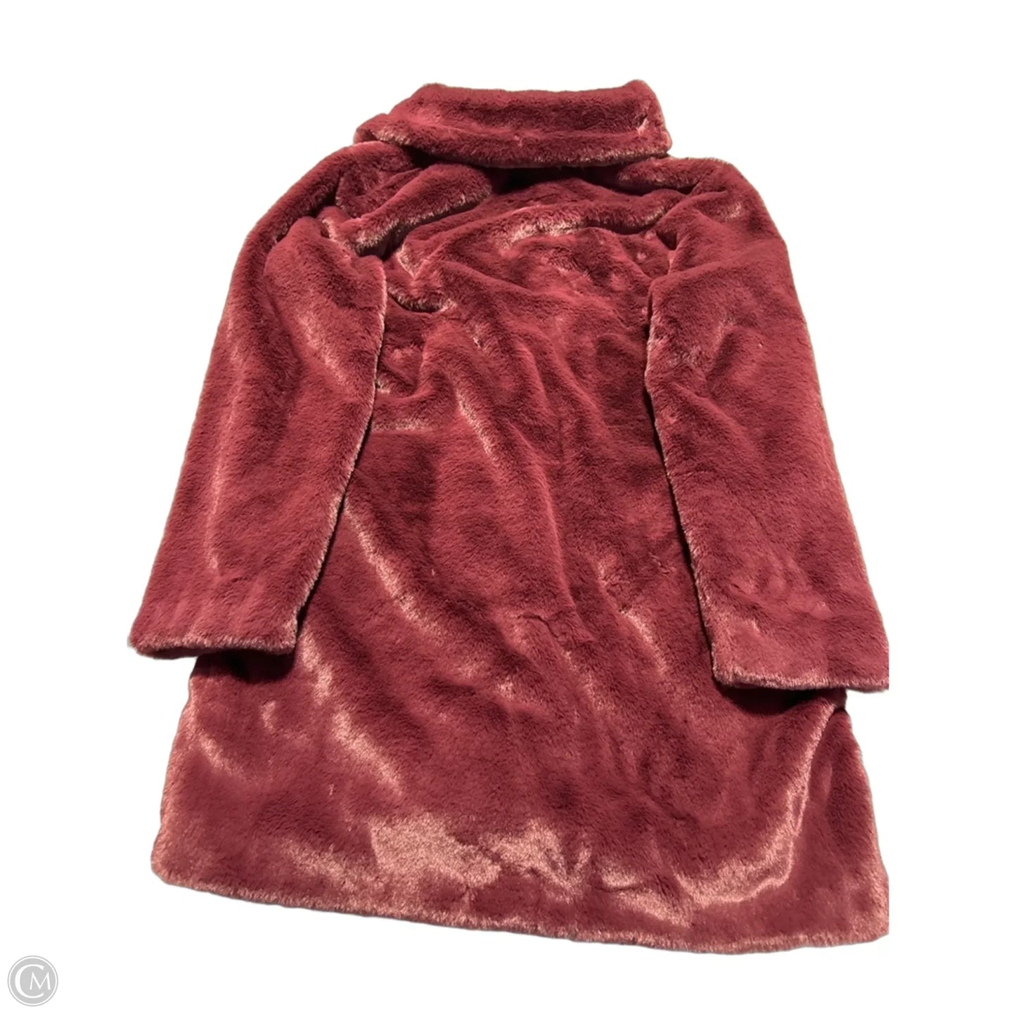 Coat Other By Nine West In Maroon, Size: L